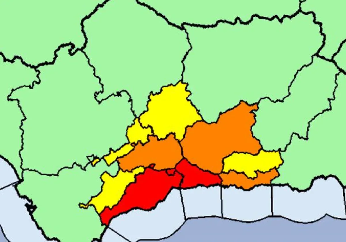 ¡Alerta Meteorológica! Aemet Advierte de Fuertes Lluvias en Granada Esta Semana