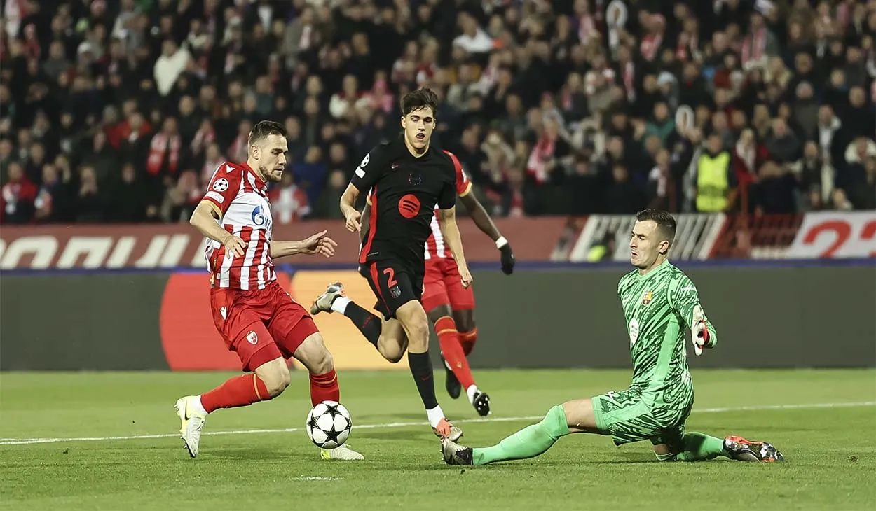 ¡Barcelona APLASTA al Estrella Roja! ¿El equipo de Hansi Flick imparable en la Champions?