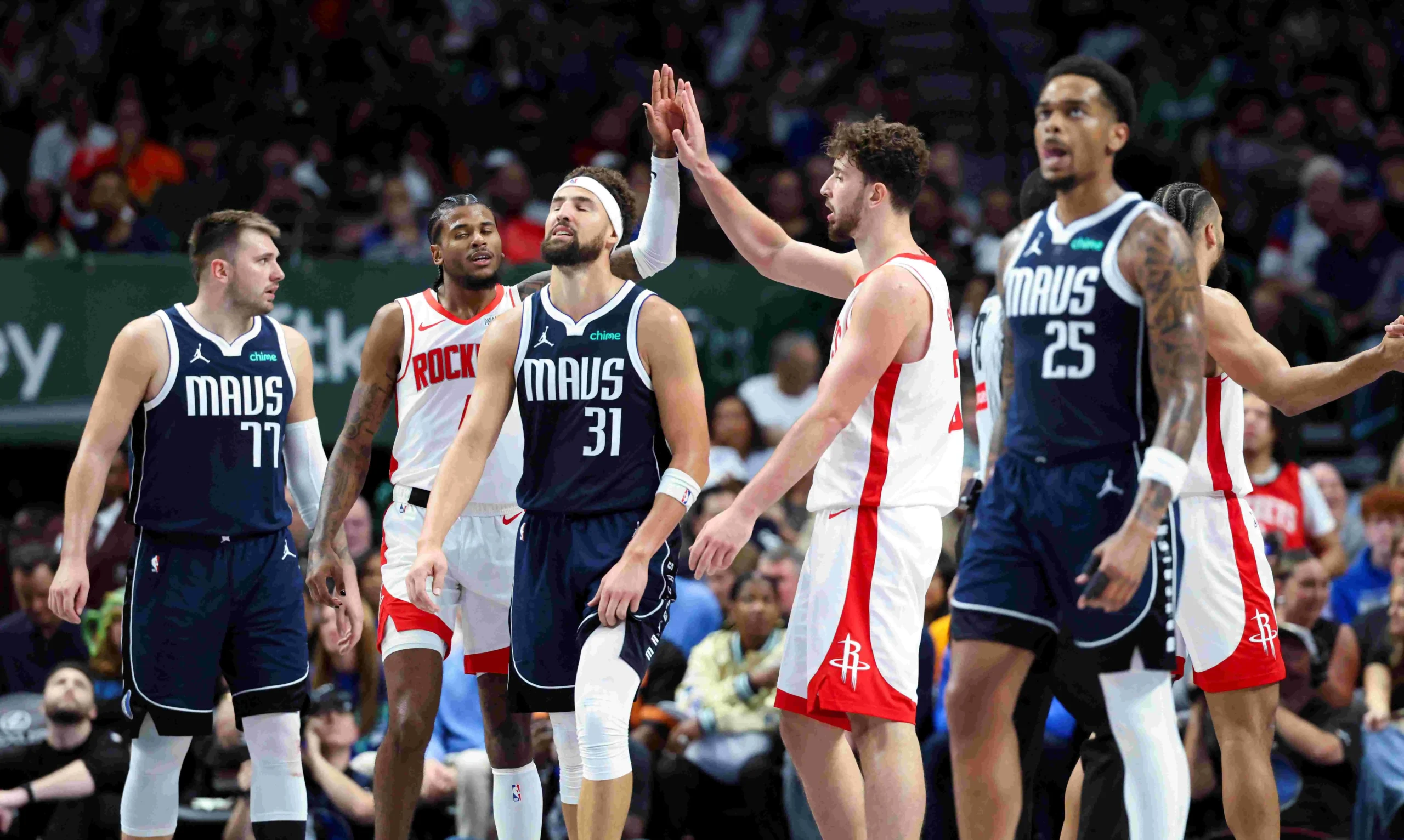 ¡Impactante derrota! Mavericks caen ante Rockets en un emocionante duelo