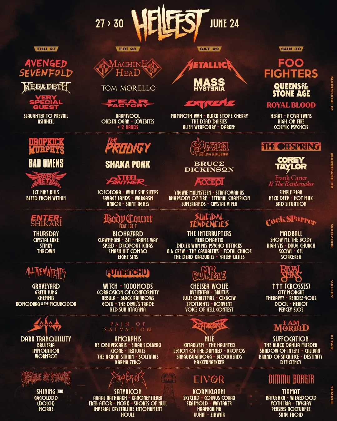 ¡Hellfest 2024: El Festival que Revoluciona el Mundo del Metal en España!