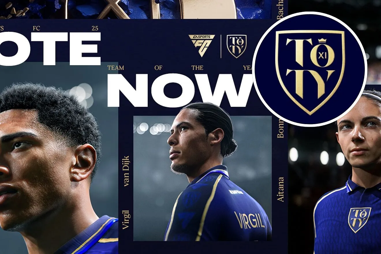 ¡No te quedes fuera! Vota ahora por el TOTY de FC 25 y elige a tus favoritos