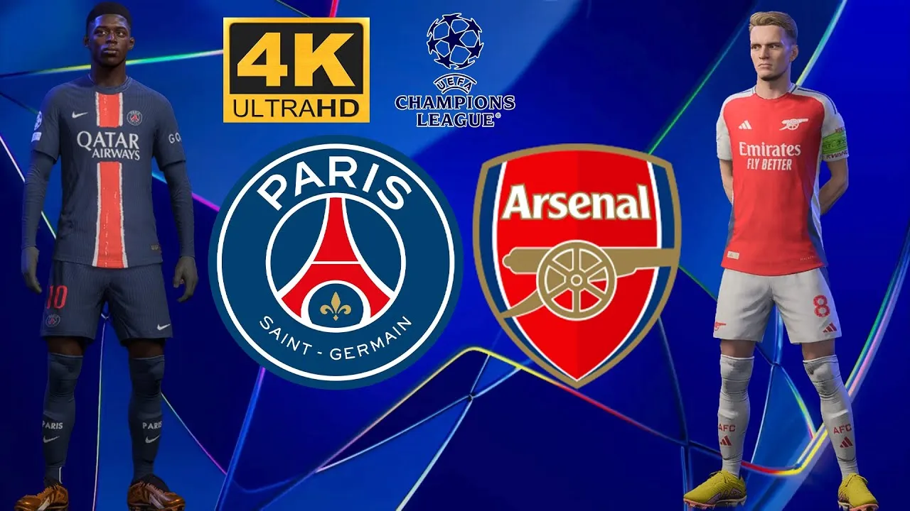 ¡PSG y Arsenal en la batalla definitiva por la gloria de la Champions!